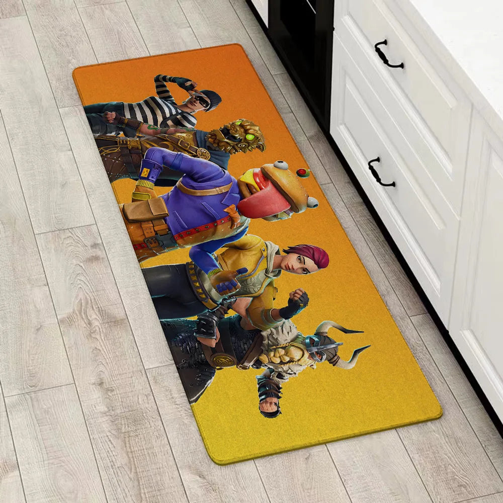 Entrance Front Door Doormat For Fortnite Game Non-slip Kitchen Rug Living Room Rugs Balcony Bathroom Foot Mat Floor Mats Carpet