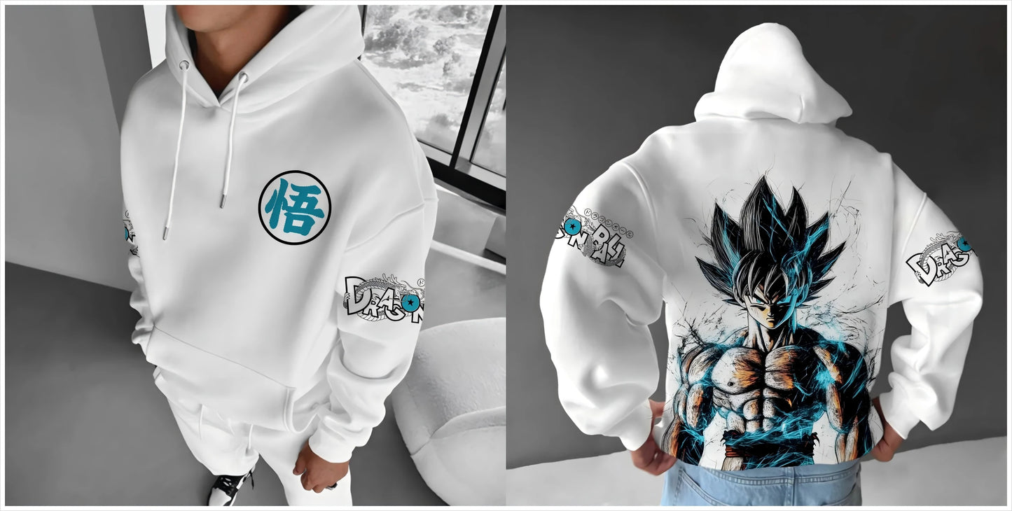 Sudadera con capucha 2026 New Anime Dragon Ball estampada para hombre y mujer, sudadera con capucha para hombre, tops deportivos, estilo Harajuku Y2K