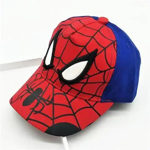Boys' Spider-Man skin-friendly, breathable, sweat-absorbing baseball cap, mesh cap, cap with visor, sun hat