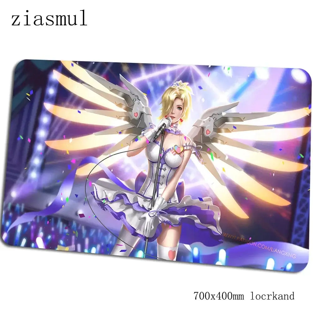 Overwatch mouse pad gamer 700x400x3mm gaming mousepad Colorful notebook desk mat Christmas gifts mouse pad PC gamer mats gamepad