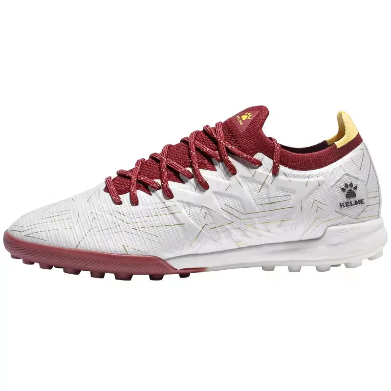 KELME Adult Football Shoes Men's Disease Electric 3.0 Short Spikes MG Professional Match Training Shoes Breathable