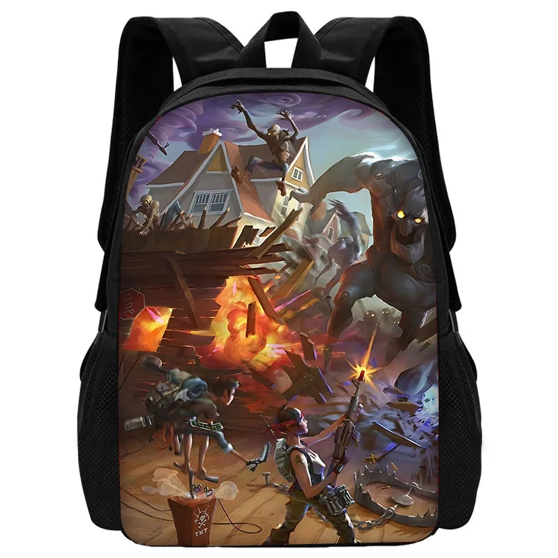 Hot Game Shooting Fortnite Kids Backpacks Boys and Girls Student Birthday Gift Child School Bag Unisex Camping Durable Rucksack