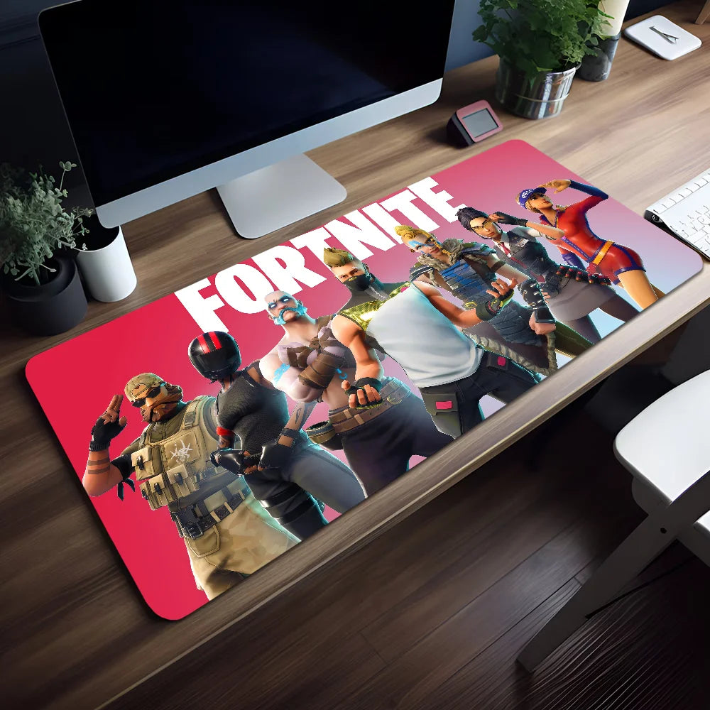 Mouse Pad Non-slip Game Lockedge Office Student Gaming Survival Thickened Large Writing F-FORTNITE Shooting Cushion Mouse Pad