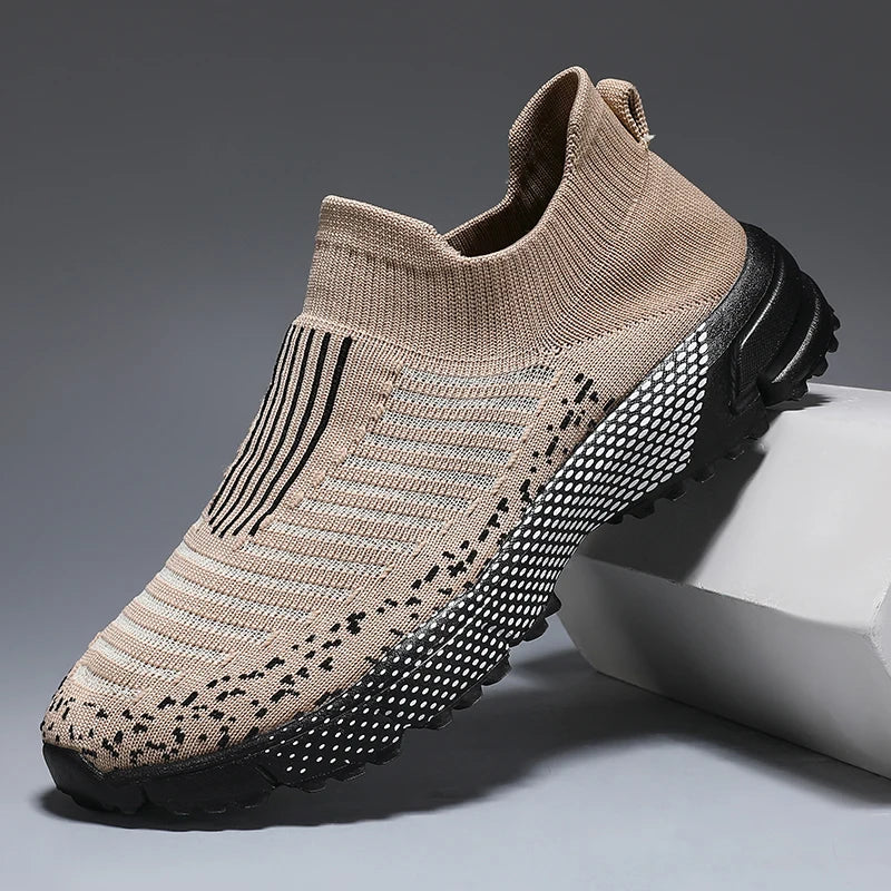 Men Casual Sport Shoes Breathable Lightweight Sneakers Outdoor Mesh Black Running Shoes Athletic Jogging Tennis Walking Shoes
