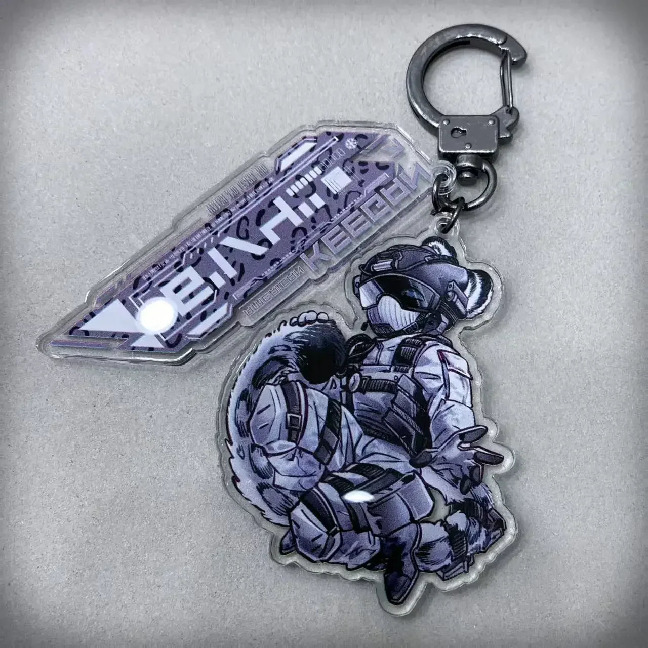 COD Call Of Duty Konig Nikto Ghost Keegan Krueger Cartoon Acrylic Keychain Phone keychain Key Chain For Girl Birthday Gift