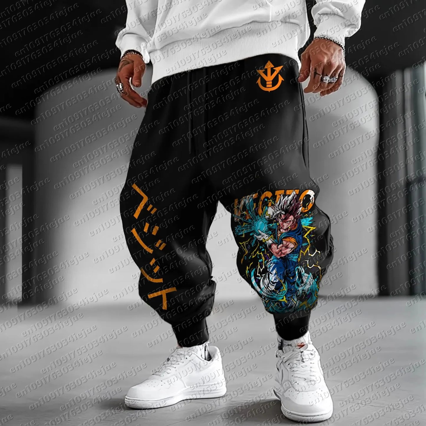 Dragon Ball Men's Sweatpants Autumn/Winter Trend Retro Anime Printing Loose Casual Workout Harajuku Plus Size Hip Hop Pants