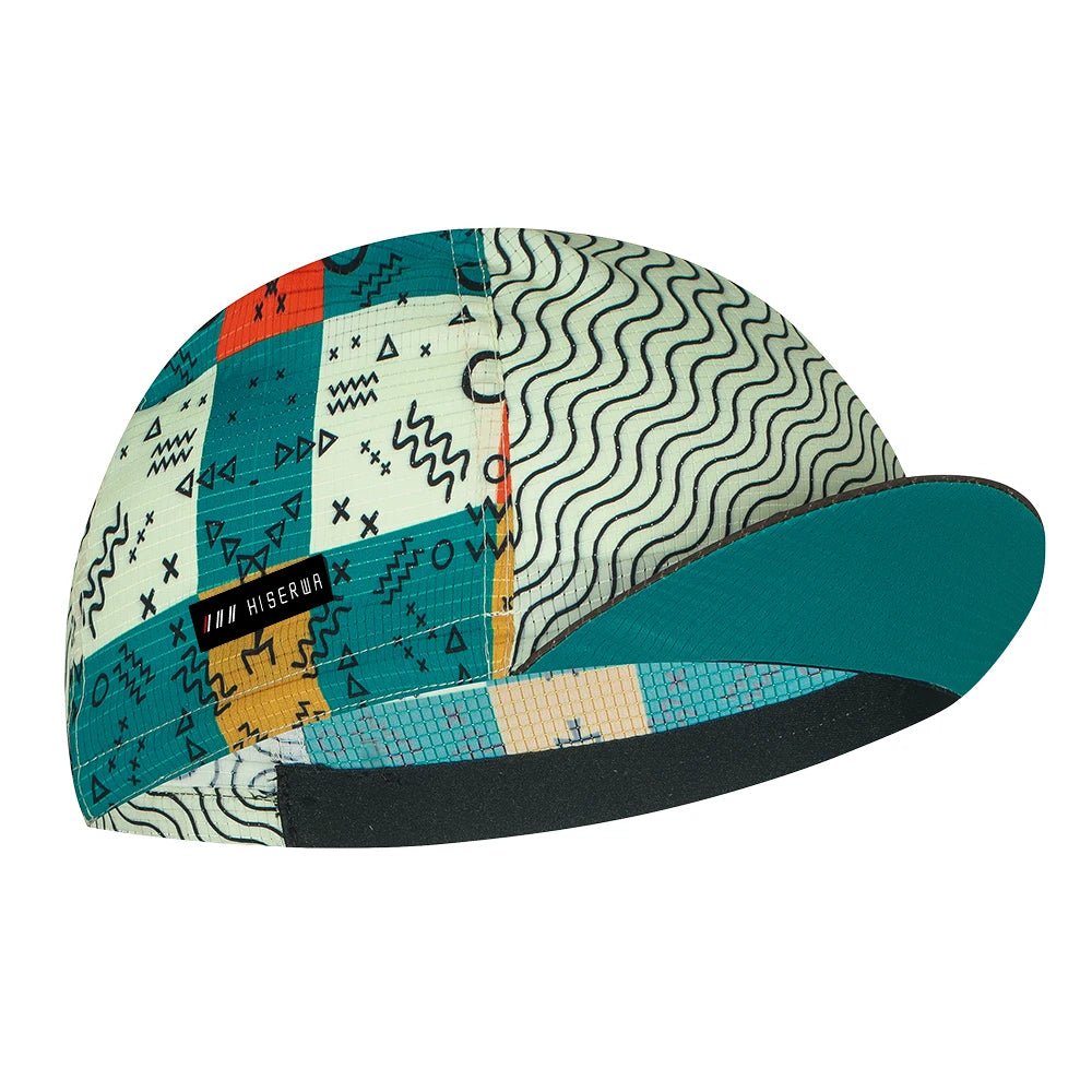 Hiserwa Cycling Cap Men Women Breathable Quick Dry Bike Hat Summer Sun Protection Lightweight Bicycle Headwear MTB Cycling Cap
