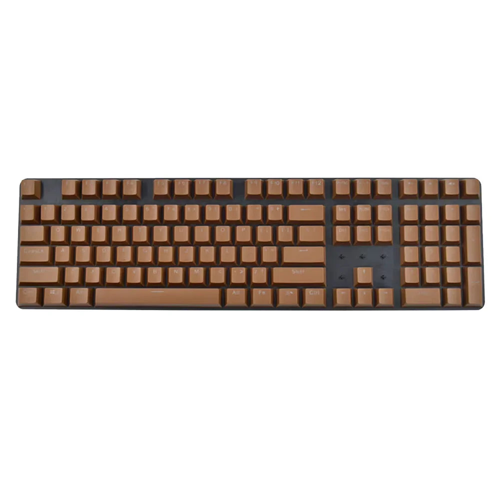 104PCS Backlit Mechanical Keyboard Keycaps Set for Cherry MX, ABS Replacement Mechanical Keyboard Keycaps, Universal 104-Key Backlit Keycaps for Gaming & Desktop Keyboards