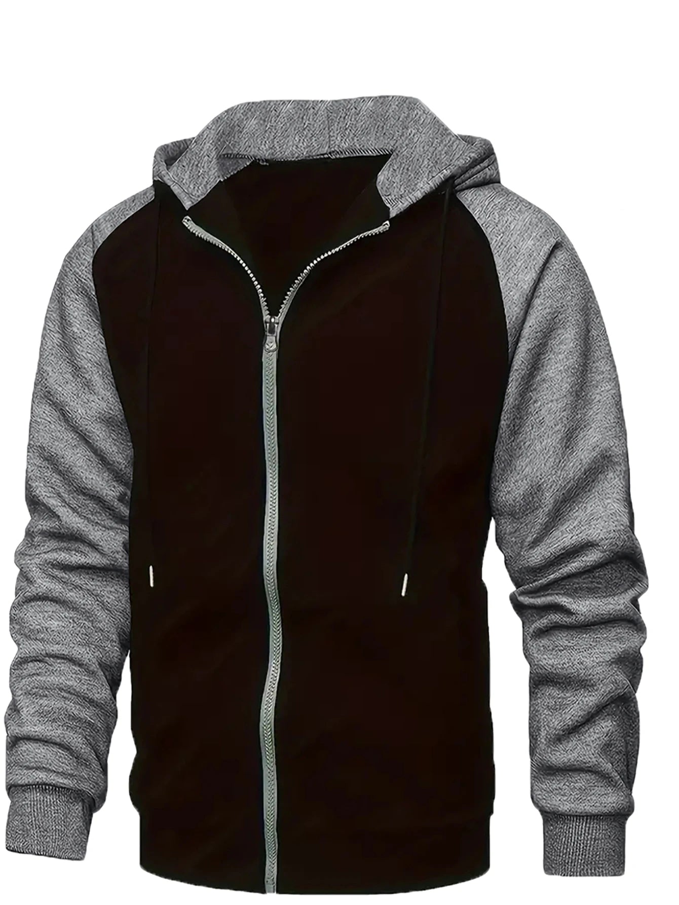 Autumn Winter New Zipper Fleece Hooded Coat Casual Men Women Plus Size Loose Pullover Fashion Raglan Sleeves Sweatshirt Top, produit gaming premium Fraquane