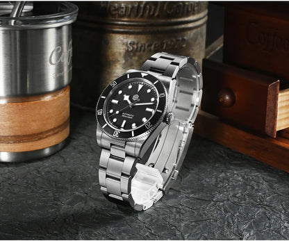 San Martin New Upgraded 37mm BB54 Vintage Men Diver Watch ST2130 Automatic Mechanical Sapphire Luminous Waterproof 200m SN0138