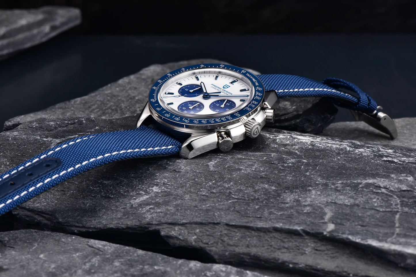 PAGANI DESIGN 2026 New V6 Moon Watches Men Luxury Quartz Watch For Men Speed Sport Chronograph AR Sapphire crystal Wristwatch