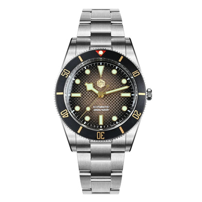 San Martin New Upgraded 37mm BB54 Vintage Men Diver Watch ST2130 Automatic Mechanical Sapphire Luminous Waterproof 200m SN0138