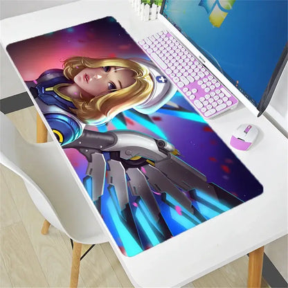Overwatch Mouse Pad Large DIY Kawaii XXL PC Computer Desk Mat Gamer Office Carpet Keyboard Table Gaming Accessories Mousepad