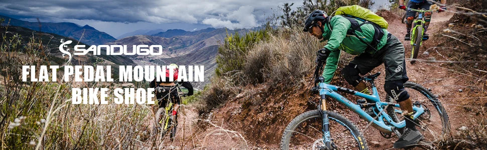 Men's MTB shoes for flat pedals suitable for BMX, DH, Enduro, free-ride