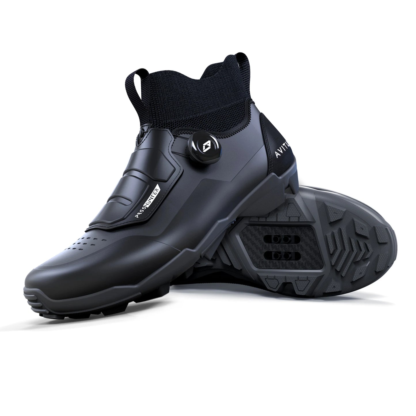 Avitus MTB Shoes for All Mountain Bike Flat Pedals or SPD Cleat Compatible Arcas Cycling Shoes