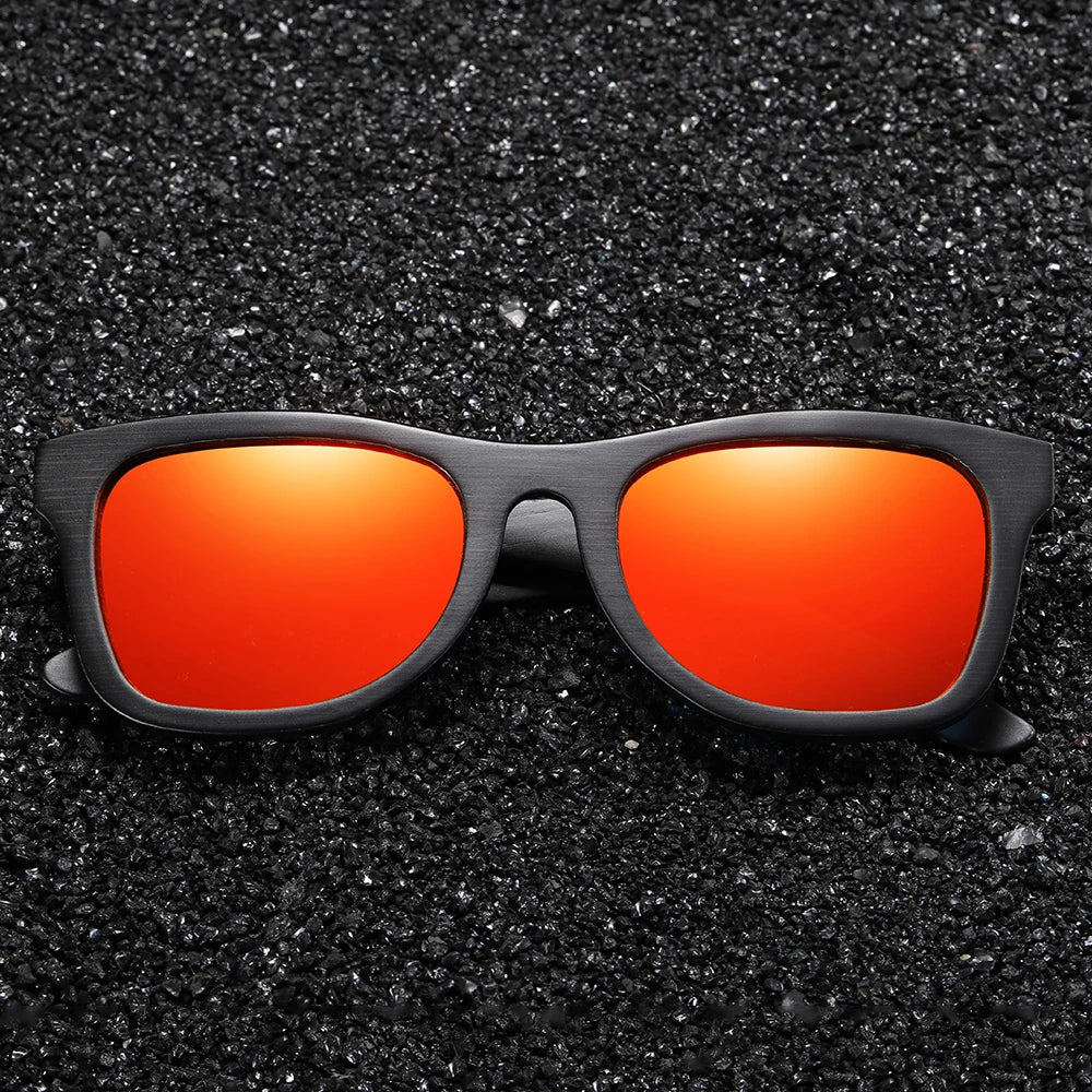 GM Handmade Brand Wooden Polarized Sunglasses Women Men Design Driving Wooden Mirrored Shades in Round carton Box S1610B