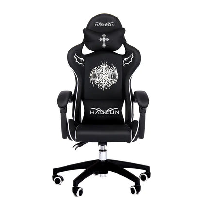 Gaming Chair Ergonomic Reclining Computer Chair with Footrest, 360° Swivel Gamer Chair, Adjustable Office Chair for Home, Gaming Room & Office
