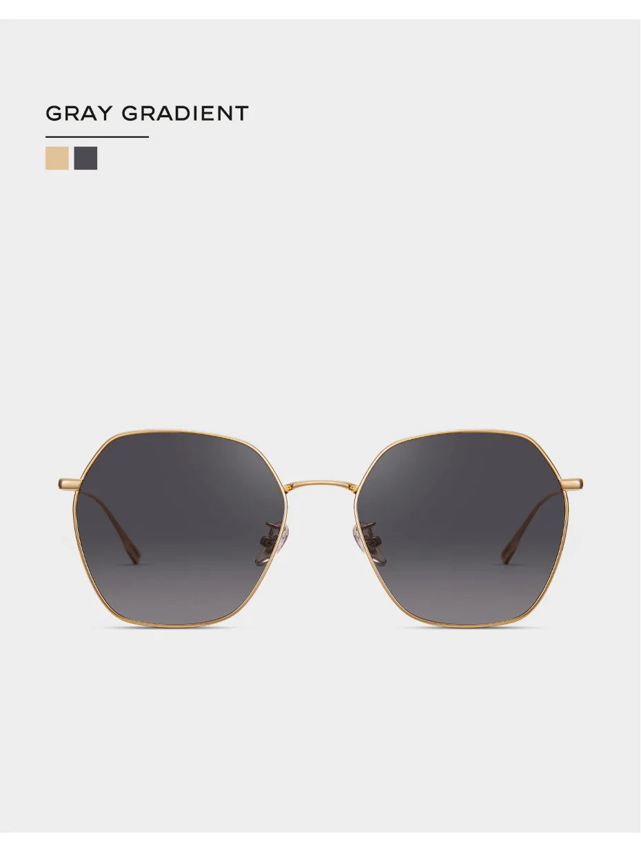 CAPONI Gradient Women's Sunglasses Polarized Fashion Brand Designer Sun Glasses Anti UV Ray Original Decorative Shades CP21015