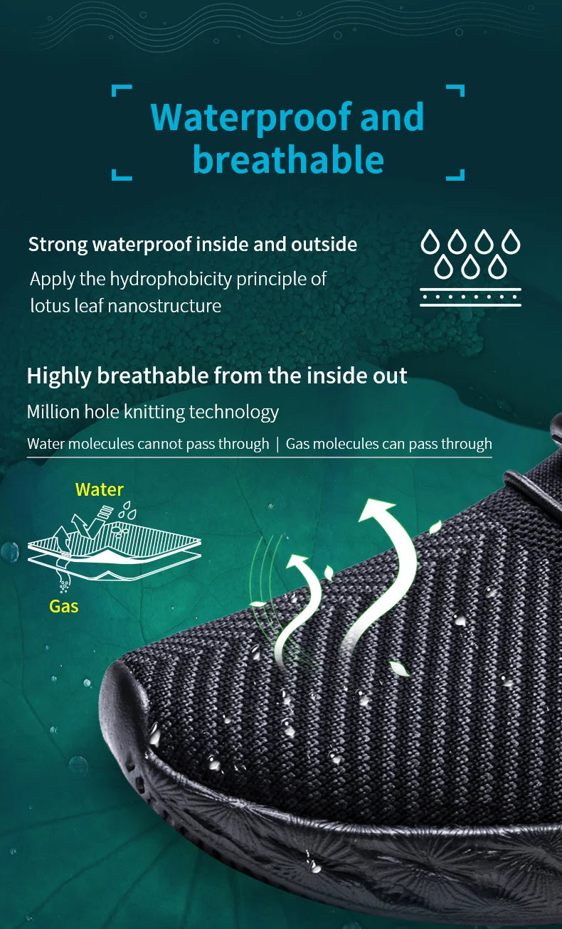 ONEMIX Waterproof Running Shoes for Men Breathable Lightweight Women Training Walking Sneakers Outdoor Trekking Slip-On Sports Shoes