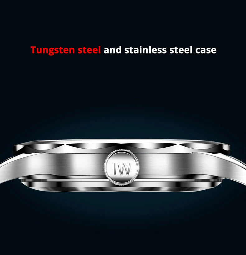 Luxury Tungsten Watch for Men 2024 New Japan SEIKO NH36A Movement Automatic Watches Men Sapphire Calendar Luminous Watch for Men