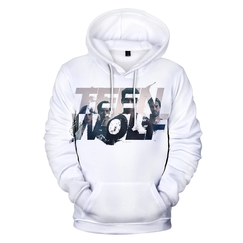 New TV Series TEEN WOLF 3D Printed Hoodies Men Women Fashion Harajuku Autumn Kids Streetwear Pullovers Fashion Hip-Hop Hoodie