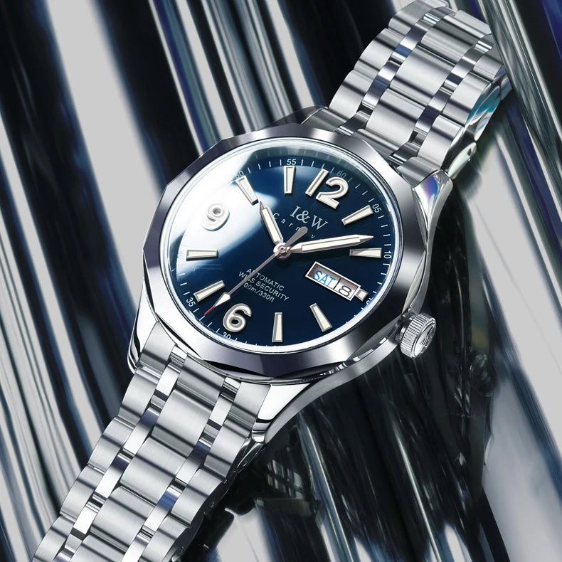Luxury Tungsten Watch for Men 2024 New Japan SEIKO NH36A Movement Automatic Watches Men Sapphire Calendar Luminous Watch for Men