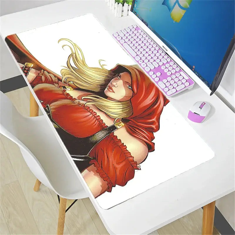 Overwatch Mouse Pad Large DIY Kawaii XXL PC Computer Desk Mat Gamer Office Carpet Keyboard Table Gaming Accessories Mousepad