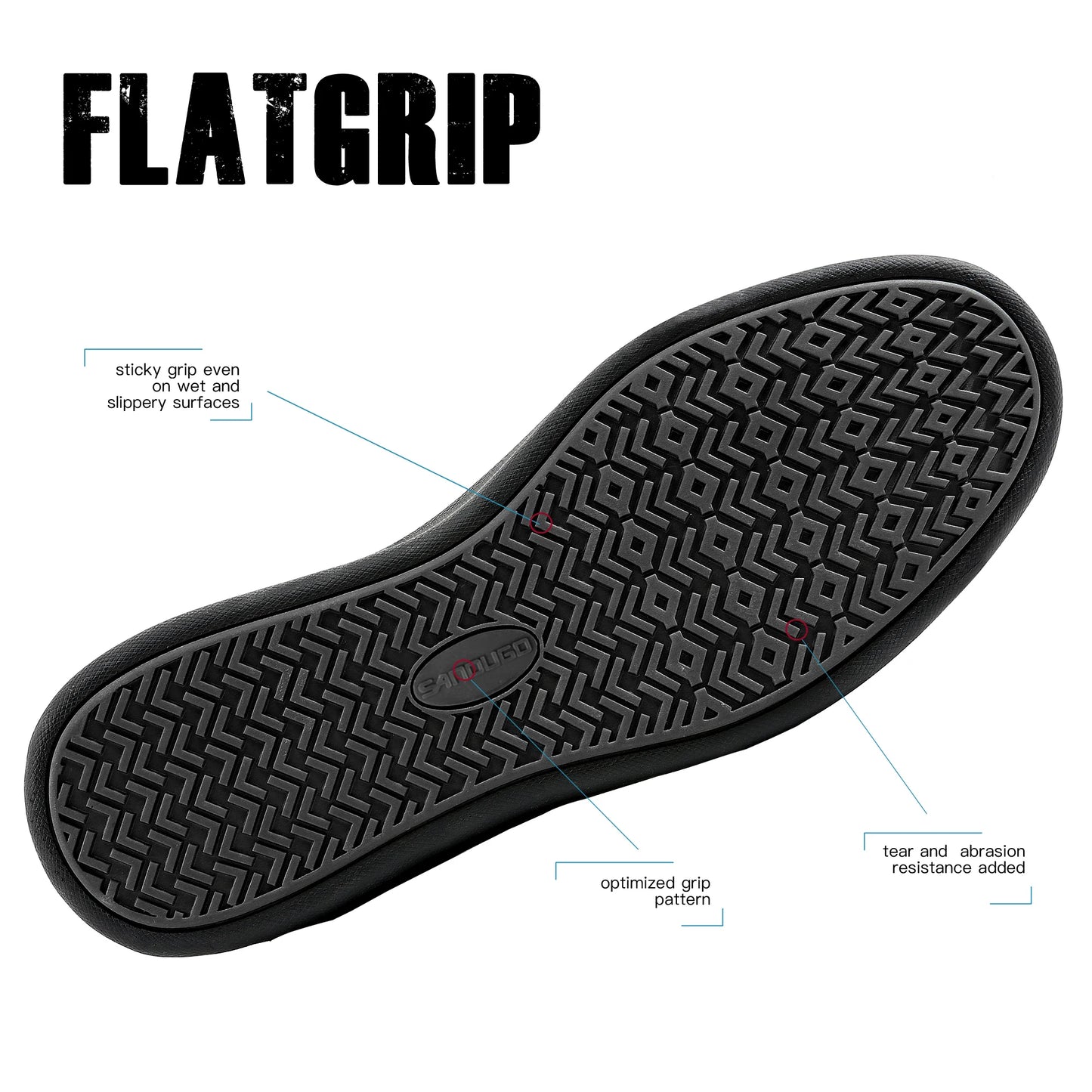 Men's MTB shoes for flat pedals suitable for BMX, DH, Enduro, free-ride