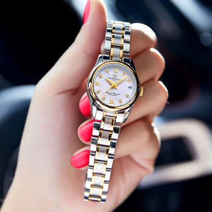 CARNIVAL Brand Luxury Mechanical Watch for Women Ladies Fashion Sapphire Automatic Movement Wristwatches Waterproof Watch for Women