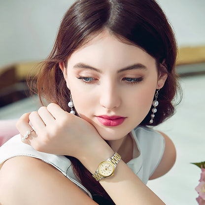CARNIVAL Brand Luxury Mechanical Watch for Women Ladies Fashion Sapphire Automatic Movement Wristwatches Waterproof Watch for Women