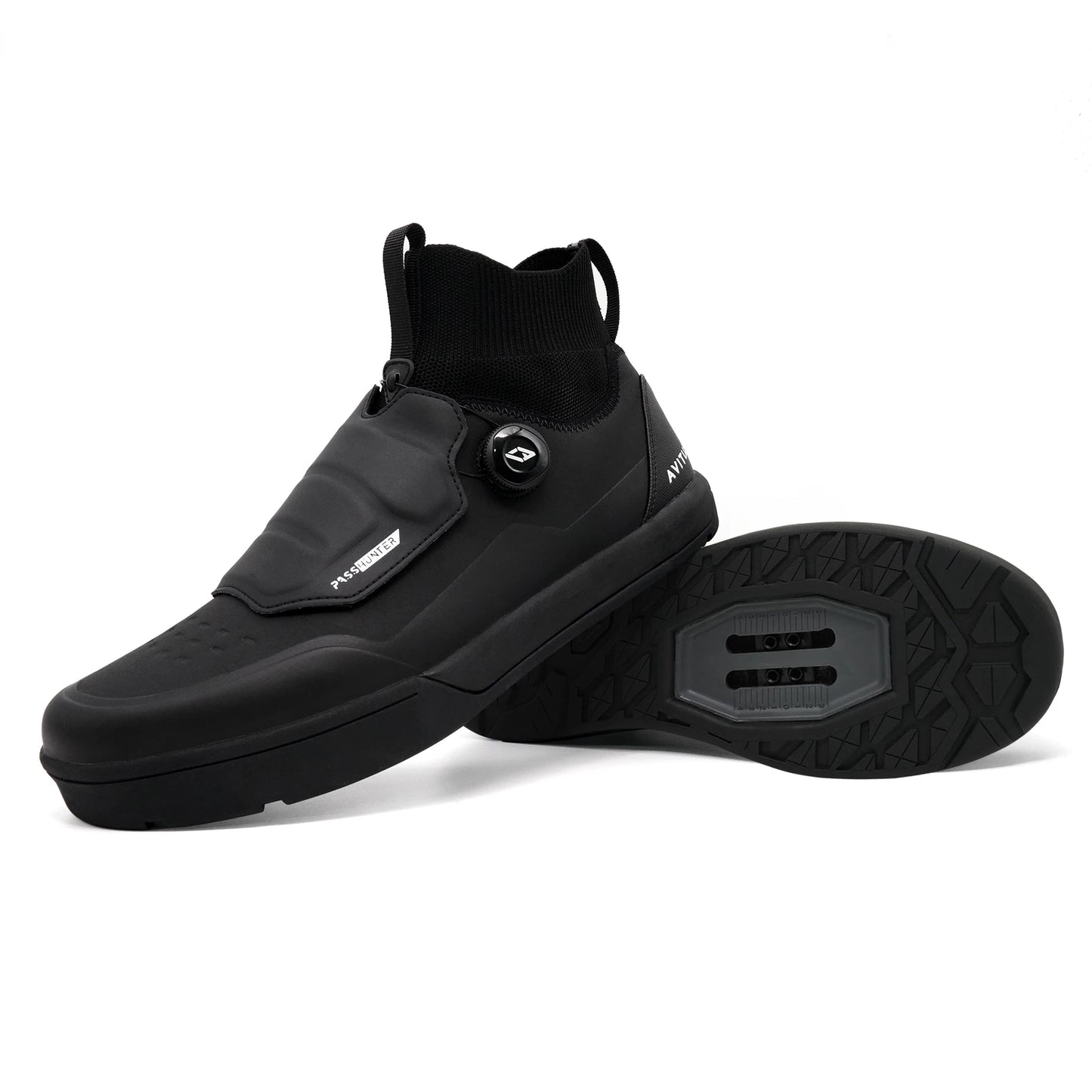 Avitus MTB Shoes for All Mountain Bike Flat Pedals or SPD Cleat Compatible Arcas Cycling Shoes