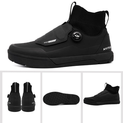 Avitus MTB Shoes for All Mountain Bike Flat Pedals or SPD Cleat Compatible Arcas Cycling Shoes