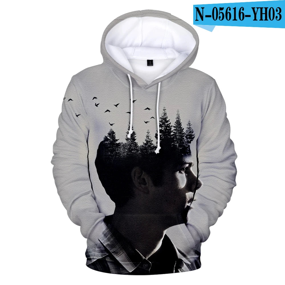 New TV Series TEEN WOLF 3D Printed Hoodies Men Women Fashion Harajuku Autumn Kids Streetwear Pullovers Fashion Hip-Hop Hoodie