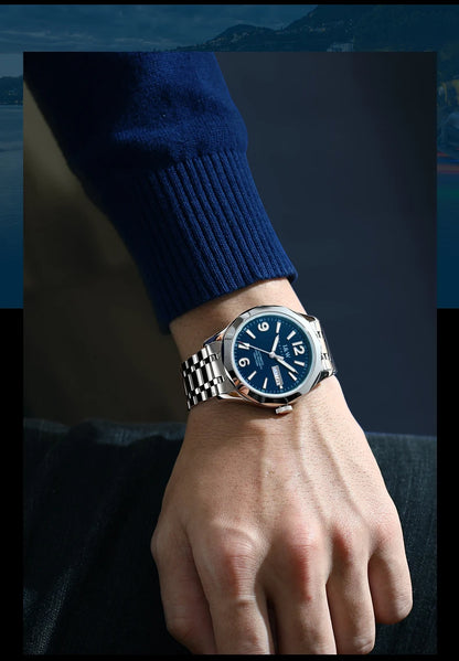 Luxury Tungsten Watch for Men 2024 New Japan SEIKO NH36A Movement Automatic Watches Men Sapphire Calendar Luminous Watch for Men
