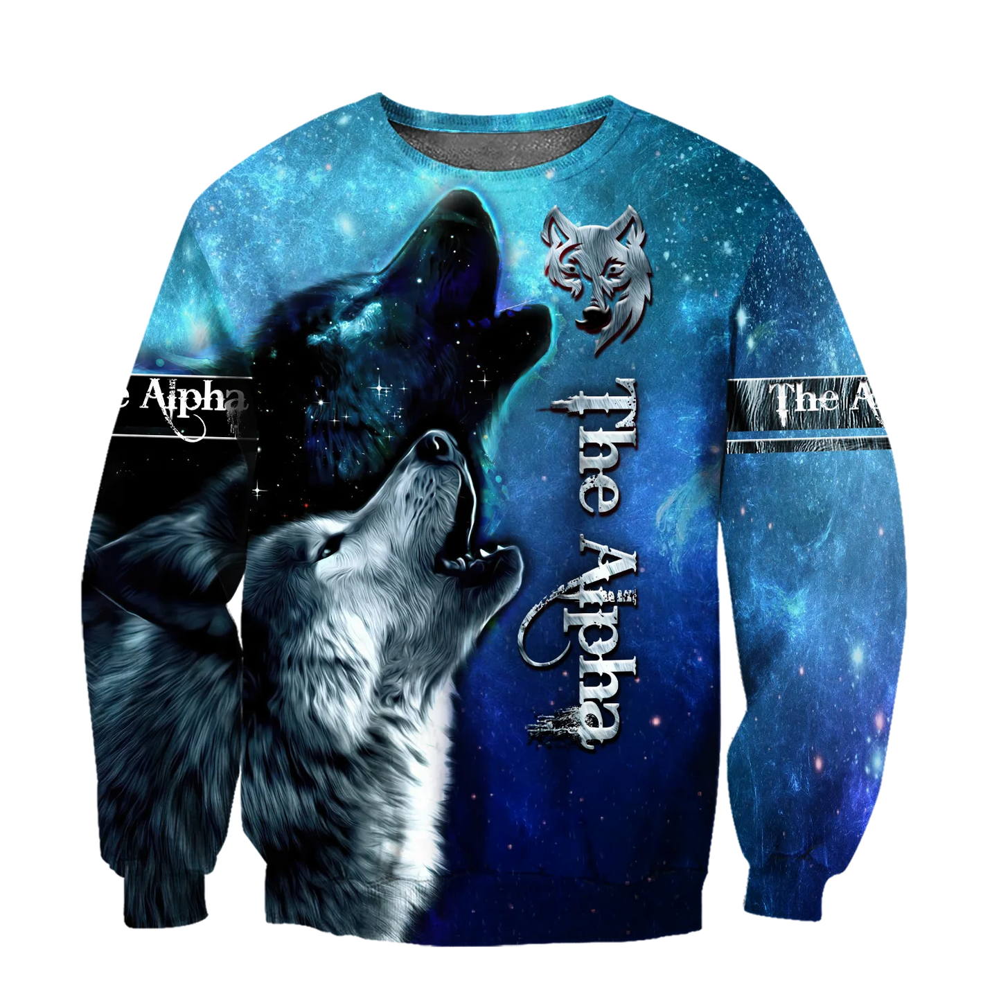 Beautiful The Wolf Starry Sky 3D All Over Printed Unisex Deluxe Hoodie Sweatshirt Zip Pullover Casual Jacket Tracksuit DW0327
