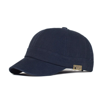 Baseballová čepice s krátkou krempou, bavlněná, pro muže i ženy, měkká, vintage, „dad hat“, nastavitelná, ve stylu trucker, nízkoprofilová čepice