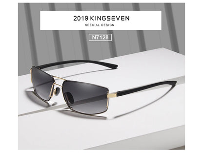 KINGSEVEN Brand Design Sunglasses Men Driving Square Frame Sun Glasses Male Classic Unisex Goggles Eyewear Gafas