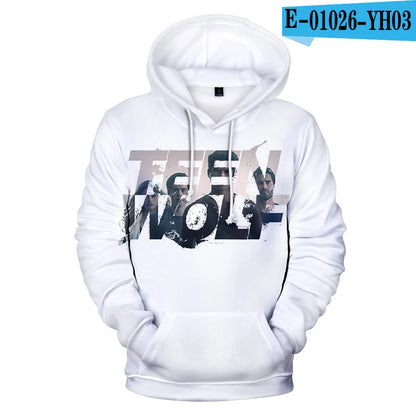 New TV Series TEEN WOLF 3D Printed Hoodies Men Women Fashion Harajuku Autumn Kids Streetwear Pullovers Fashion Hip-Hop Hoodie