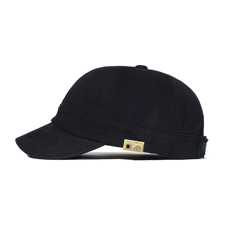 Baseballová čepice s krátkou krempou, bavlněná, pro muže i ženy, měkká, vintage, „dad hat“, nastavitelná, ve stylu trucker, nízkoprofilová čepice