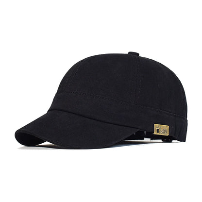 Baseballová čepice s krátkou krempou, bavlněná, pro muže i ženy, měkká, vintage, „dad hat“, nastavitelná, ve stylu trucker, nízkoprofilová čepice