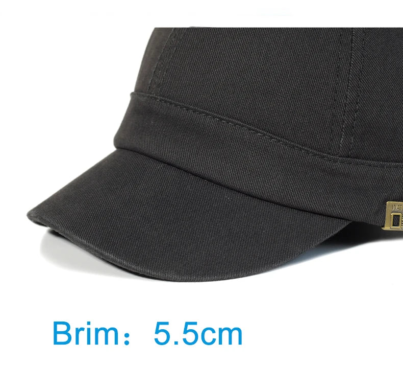 Baseballová čepice s krátkou krempou, bavlněná, pro muže i ženy, měkká, vintage, „dad hat“, nastavitelná, ve stylu trucker, nízkoprofilová čepice