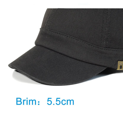 Baseballová čepice s krátkou krempou, bavlněná, pro muže i ženy, měkká, vintage, „dad hat“, nastavitelná, ve stylu trucker, nízkoprofilová čepice