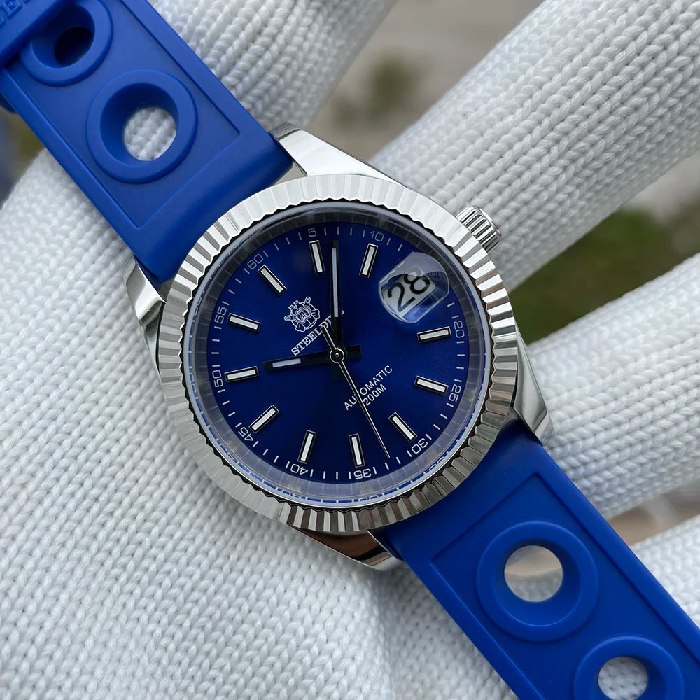 Steeldive SD1933 New Arrival 39MM Stainless Steel Case Sapphire Glass NH35 Automatic Dive Watch with Date