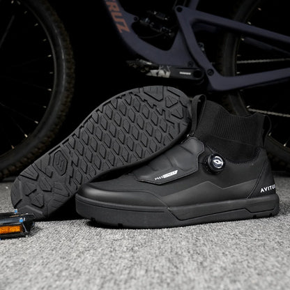 Avitus MTB Shoes for All Mountain Bike Flat Pedals or SPD Cleat Compatible Arcas Cycling Shoes