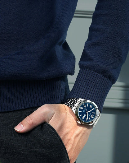 Luxury Tungsten Watch for Men 2024 New Japan SEIKO NH36A Movement Automatic Watches Men Sapphire Calendar Luminous Watch for Men