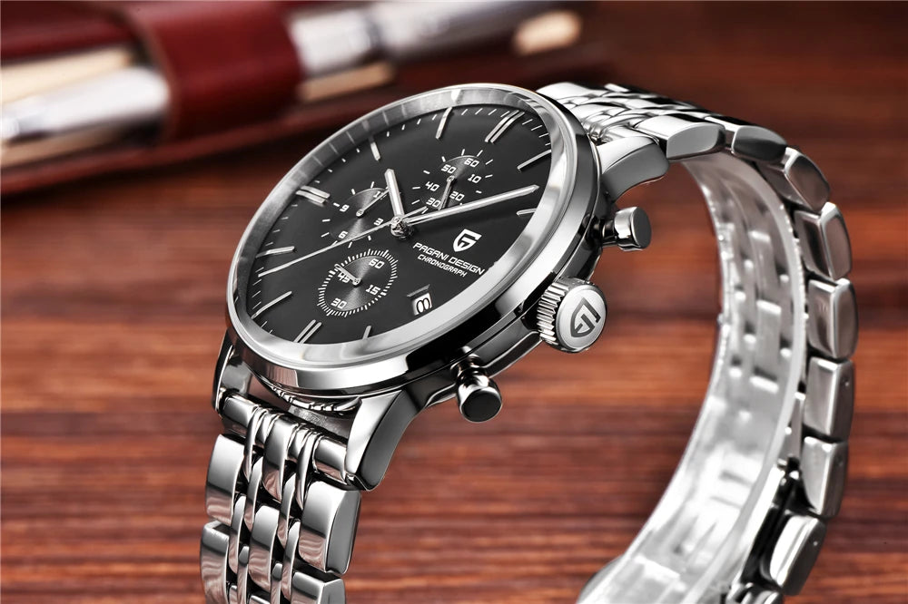 2026 New PAGANI DESIGN Brand Luxury Watches For Men Automatic Date Watch Waterproof Chronograph VK67 Movement Relogio Masculino