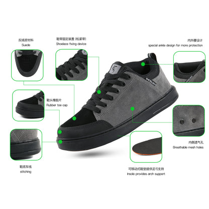 Men's MTB shoes for flat pedals suitable for BMX, DH, Enduro, free-ride