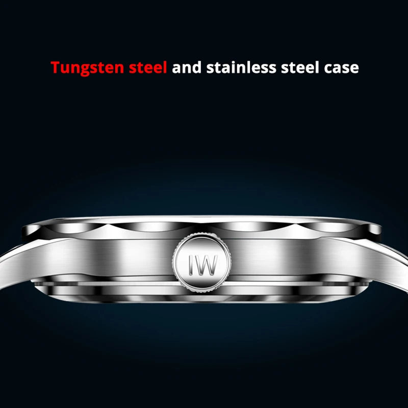 Luxury Tungsten Watch for Men 2024 New Japan SEIKO NH36A Movement Automatic Watches Men Sapphire Calendar Luminous Watch for Men
