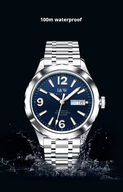 Luxury Tungsten Watch for Men 2024 New Japan SEIKO NH36A Movement Automatic Watches Men Sapphire Calendar Luminous Watch for Men