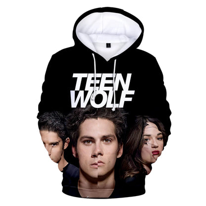 New TV Series TEEN WOLF 3D Printed Hoodies Men Women Fashion Harajuku Autumn Kids Streetwear Pullovers Fashion Hip-Hop Hoodie